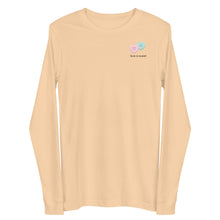 Load image into Gallery viewer, Love is sweet - Conversation Hearts - Unisex Long Sleeve Tee